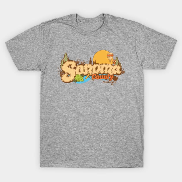 Sonoma Valley Winery T-Shirt by Artist78